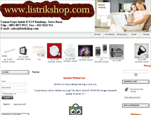 Tablet Screenshot of listrikshop.com